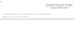 Desktop Screenshot of coastalkayakangler.com